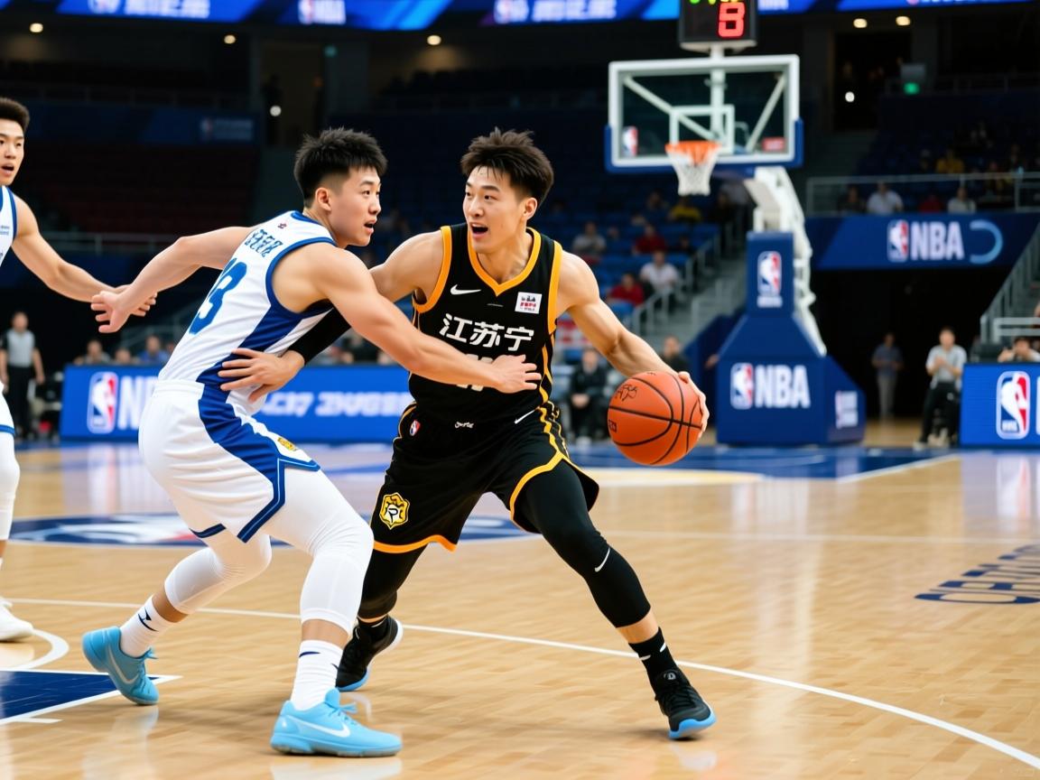 江苏苏宁球员奋力拼抢，艰苦取得胜利  第3张