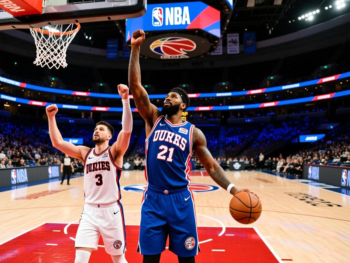 篮网客场战胜76人，继续迎来胜利